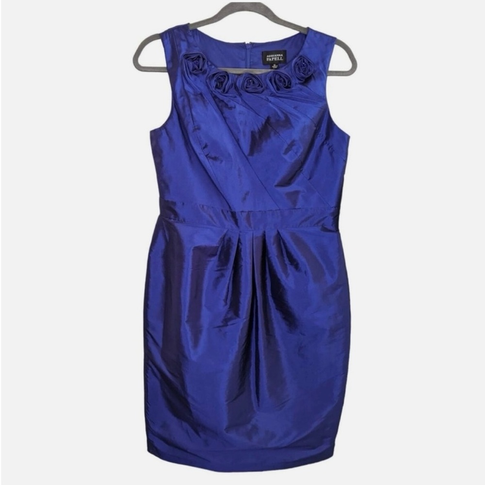 Adrianna Papell Deep Blue Sleeveless Dress